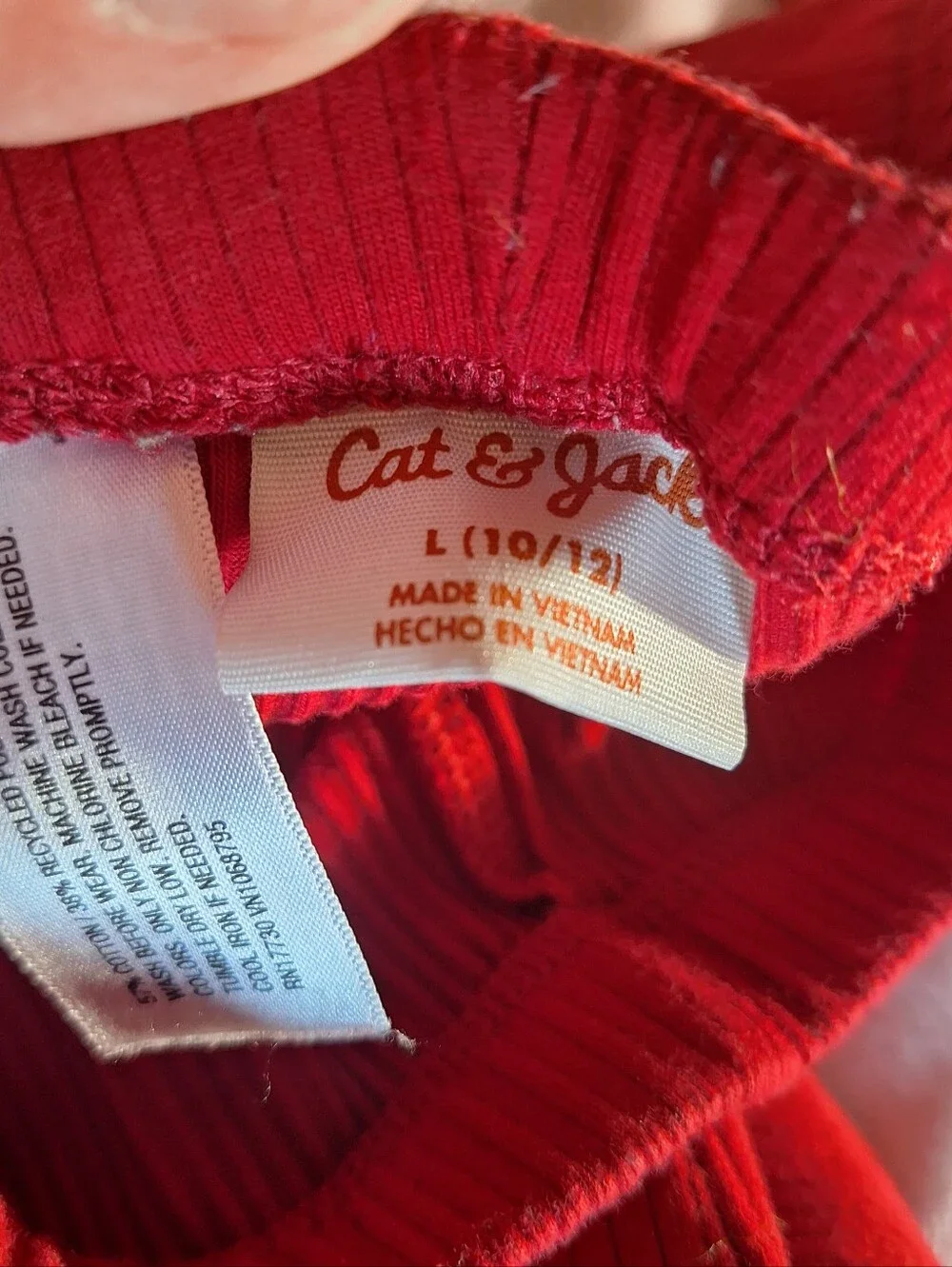 Girls' Red Leggings